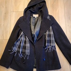 Black Peacoat in EUC, M